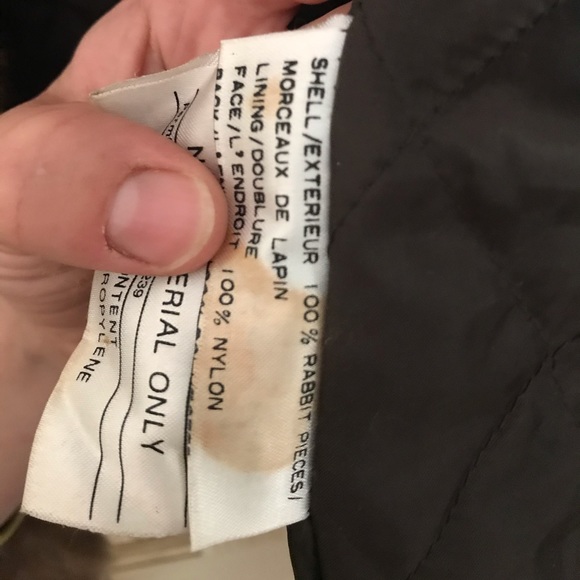 Brown Rabbit Fur Coat - Picture 4 of 4